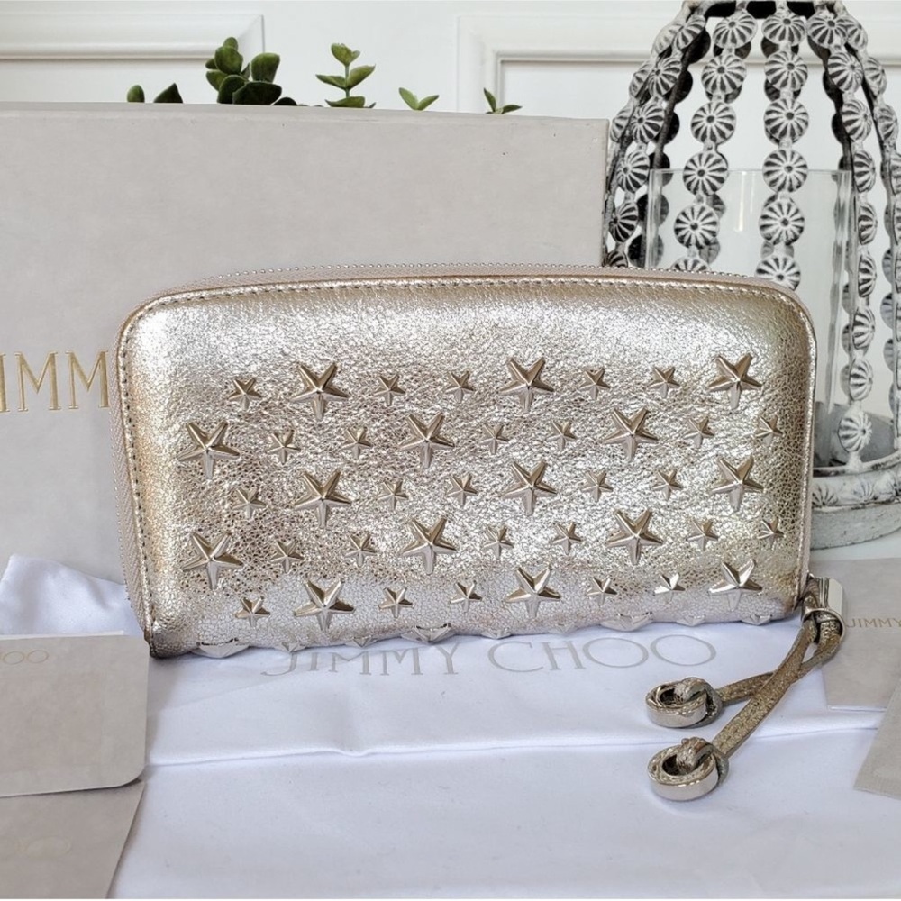 Jimmy Choo Nellie star studded wallet